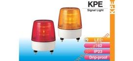Đèn cảnh báo tín hiệu Patlite Φ162, bóng LED, nhấp nháy, IP23, KPE