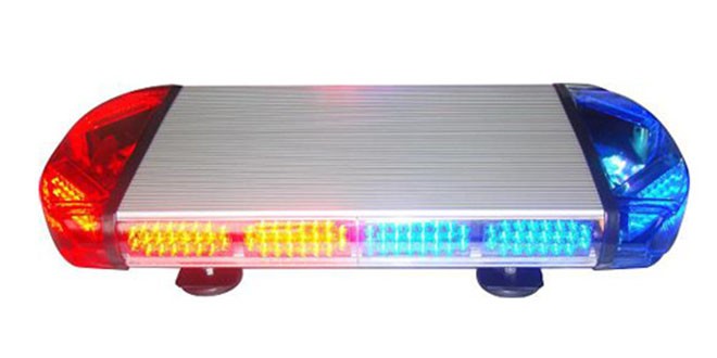 Đèn hộp ngắn cảnh báo xe ưu tiên LED Light Bar LED-815L dài 60cm, nam châm hút dính, tẩu nguồn