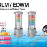 Đèn tháp cảnh báo chống cháy nổ Patlite LED Φ140 IP66 EDLM / EDWM - Den-thap-tang-bao-hieu-tin-hieu-canh-bao-Patlite-EDLM-EDWM