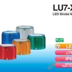 Module đèn LED đèn tháp cảnh báo Patlite LU7 Φ70, nhấp nháy, LU7-XE